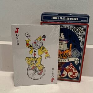 Jumbo Pack Seal Playing Cards 5"x7" Set of 52 NEW
